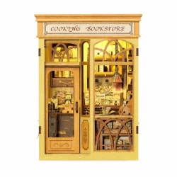 Cutebee Diy Booknook Cooking Bookstore Bjaa202 125X10X17Cm Cutebee Diy Booknook Cooking Bookstore Bjaa202 125X10X17Cm