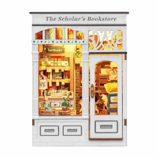 Cutebee Diy Booknook The Scholars Bookstore Bjaa204 125X10X17Cm