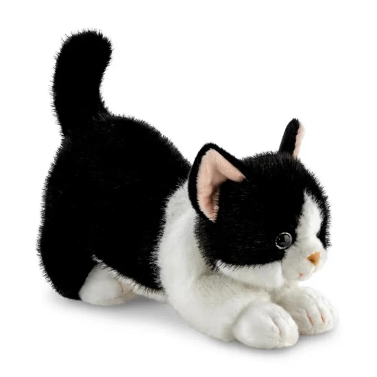 Borealis Zwart Witte Kat 31 Cm