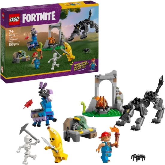 Lego Fortnite 77075 Het Kamp Van Schali En De Bougie-Kunstenaar Lego Fortnite 77075 Het Kamp Van Schali En De Bougie-Kunstenaar