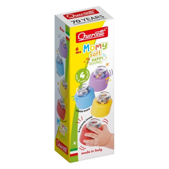 Quercetti Momy Soft Bouwblokken Met Geluid 4Dlg.