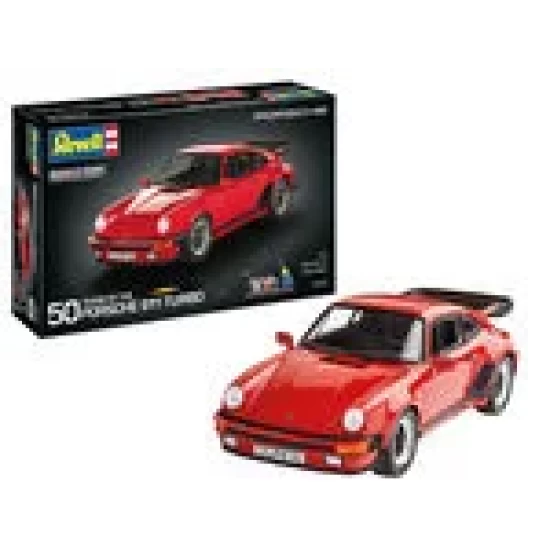 Gift Set Porsche 911 Turbo 50Th Anniversary Revell Modelbouwpakket Met Basisaccessoires