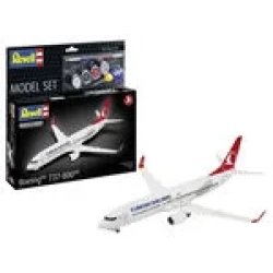 Model Set Boeing 737-800 Turkish Airlines Revell Modelbouwpakket Met Basisaccessoires Model Set Boeing 737-800 Turkish Airlines Revell Modelbouwpakket Met Basisaccessoires