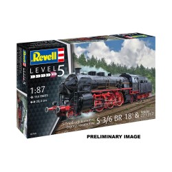 Model Set Express Loco S3/6 Br 18(5) With Tender Revell Modelbouwpakket Met Basisaccessoires