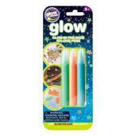 Brainstorm - Glow-In-The-Dark Colour Pens