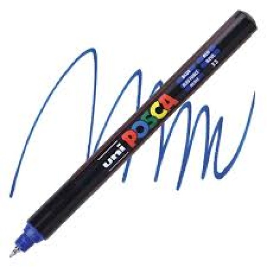 Posca Verfmarker (Gekalibreerd) Extra Fijn: Donkerblauw