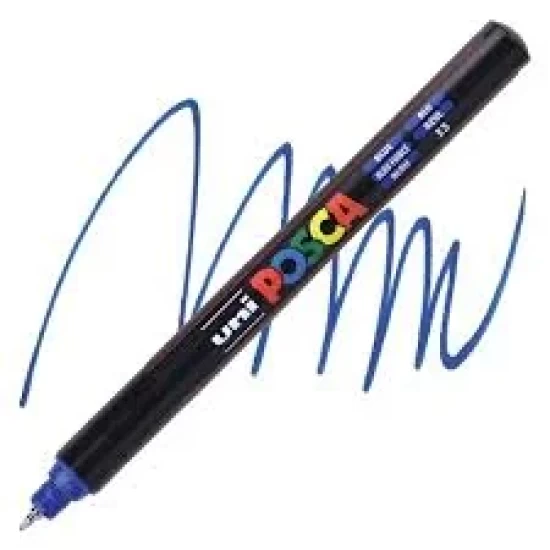 Posca Verfmarker (Gekalibreerd) Extra Fijn: Donkerblauw