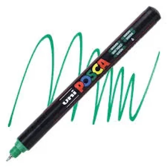 Posca Verfmarker (Gekalibreerd) Extra Fijn: Donkergroen