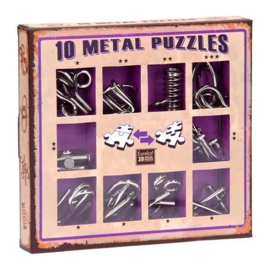 Breinpuzzelset Paars 10St. Breinpuzzelset Paars 10St.