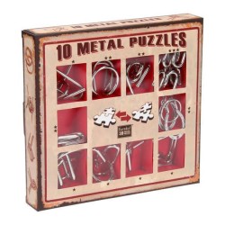 Breinpuzzelset Rood 10St.
