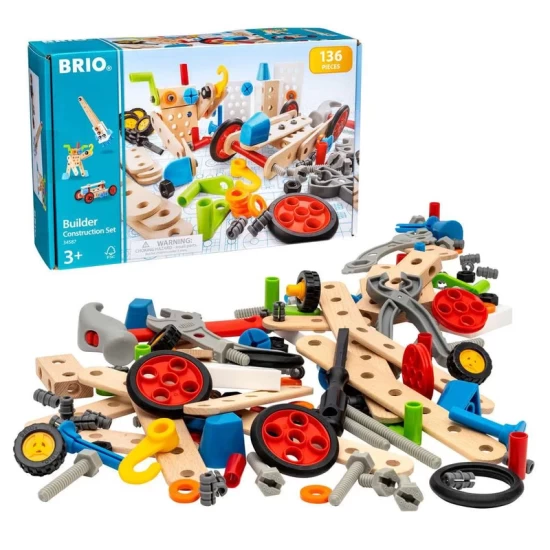 Builder Construction Set (136 Pcs.) Builder Construction Set (136 Pcs.)