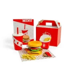 Burger And Fries Set Burger And Fries Set