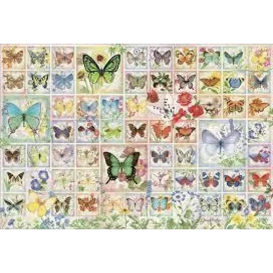 Cobble Hill Puzzle 2000 Pieces - Butterflies And Blossoms