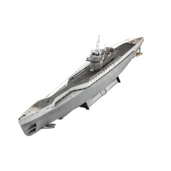 German Submarine Type Ix C/40 (U190) Revell Modelbouwpakket