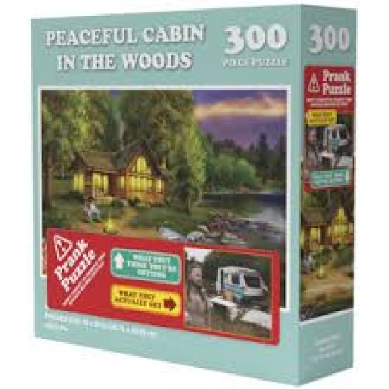 Doing Things Cabin Prank Puzzle 300Pcs Doing Things Cabin Prank Puzzle 300Pcs