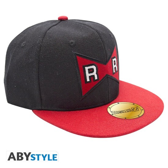 Dragon Ball - Snapback Cap - Black & Red - Red Ribbon