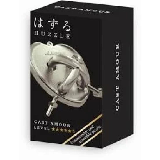 Mini Huzzle Cast Puzzle - Amour***** (Silver)