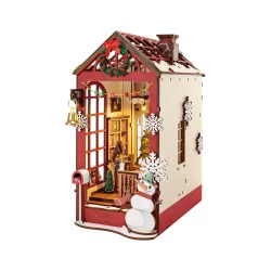 Robotime Diy Book Nook Boekensteun Christmas Indoor Scene Tgc07 218×136×247 Cm