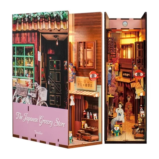Tonecheer Diy Book Nook The Japanese Grocery Store Tq109 182X8X245Cm