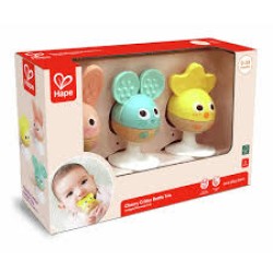 Cheery Critter Rattle Trio