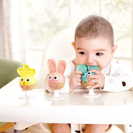 Cheery Critter Rattle Trio