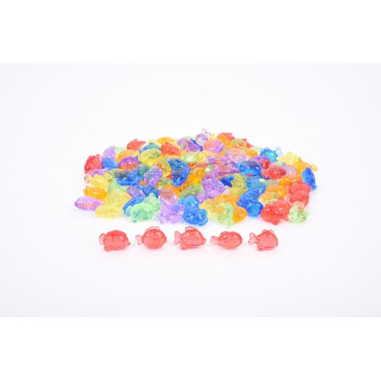 Tickit Doorschijnende Gekleurde Vis - Pk120