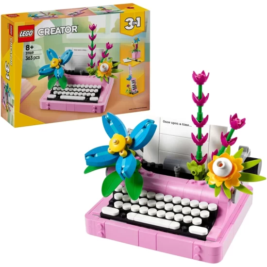 Lego Creator 31169 Typemachine Met Bloemen