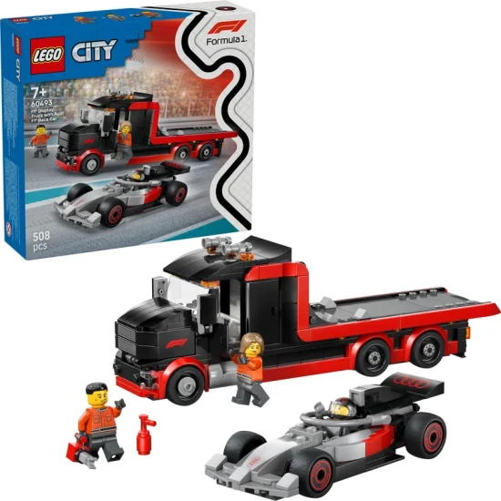 Lego City 60493 F1 Display Truck Audi Lego City 60493 F1 Display Truck Audi