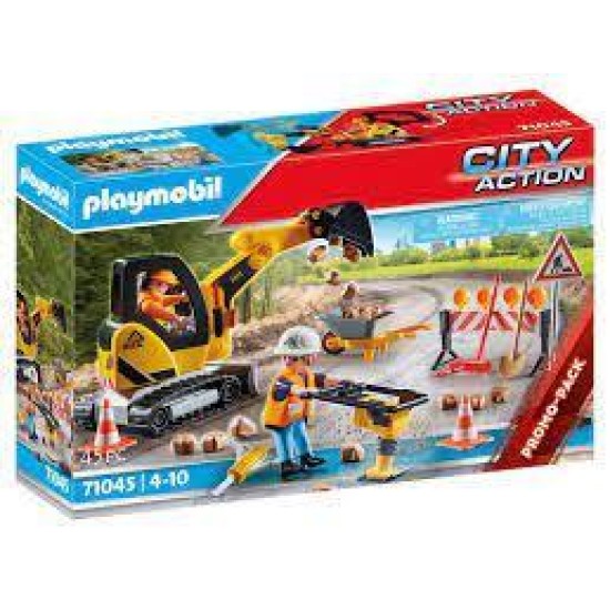 Playmobil City Action Wegenbouw - 71045