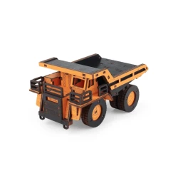 Eco Wood Art (Ewa) 3D Mechanische Puzzel Dump Truck 3977 Oranje 206107125Cm Eco Wood Art (Ewa) 3D Mechanische Puzzel Dump Truck 3977 Oranje 206107125Cm