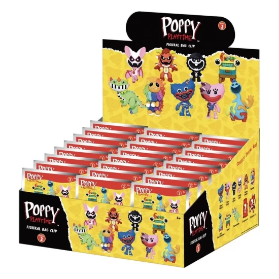 Poppy Playtime 3D Foam Bag Clips Serie 2 Display (24)