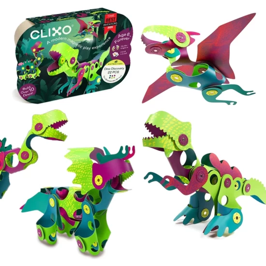 Clixo® | Dino Discovery Pack