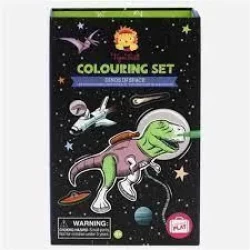 Colouring Set - Dinos In Space Colouring Set - Dinos In Space
