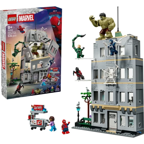 Lego Marvel Superhelden 76350 Grote Confrontatie: Spider-Man Vs. Hulk Lego Marvel Superhelden 76350 Grote Confrontatie: Spider-Man Vs. Hulk