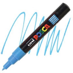 Posca Verfmarker (Conisch) Extra Fijn: Lichtblauw