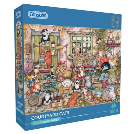 Courtyard Cats (1000)