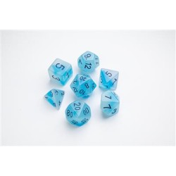 Dice Glow Series Icy Crumbs Rpg Dice Set 7Stukjes Dice Glow Series Icy Crumbs Rpg Dice Set 7Stukjes