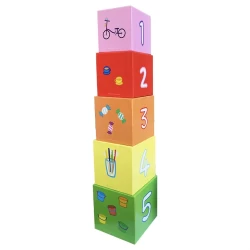 Peppa Pig Stacking Cubes Withwooden Figurines Peppa Pig Stacking Cubes Withwooden Figurines