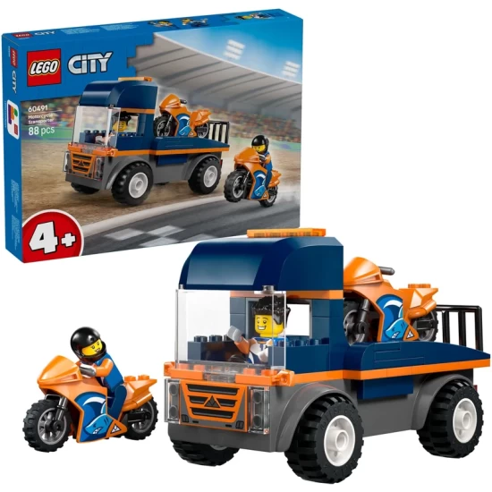 Lego City 60491 Motorcycle Transporter