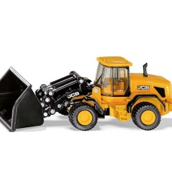 Siku Jcb 457 Shovel 1:87 Metaal/Kunststof Geel/Zwart Scharnierend Koppelstuk Beweegbare Graafbak