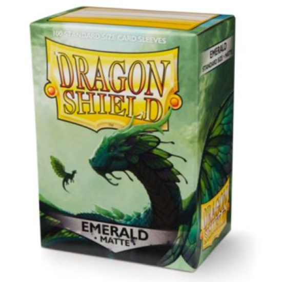 Sleeves Dragon Shield Matte Emerald (100Ct)