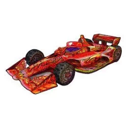 Eureka 2D Rainbowooden Puzzle - Race Car