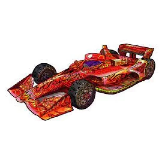 Eureka 2D Rainbowooden Puzzle - Race Car
