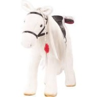 Boutique Wedstrijdpaard Met Zadel En Teugel Lipizzaner Wit 37 Cm
