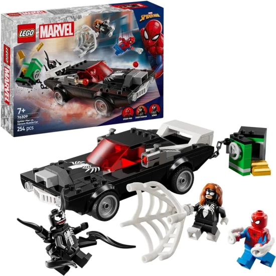 Lego Super Heroes 76309 Spider-Man Vs. Venoms Klassieke Auto Lego Super Heroes 76309 Spider-Man Vs. Venoms Klassieke Auto
