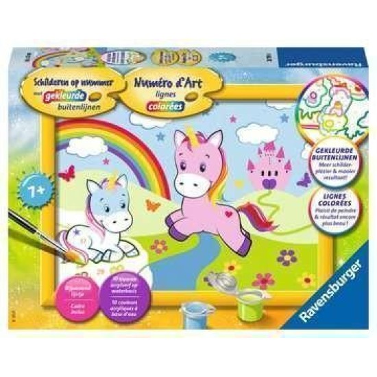 Schilderen Op Nummer - Eenhoornwereld Schilderen Op Nummer - Eenhoornwereld