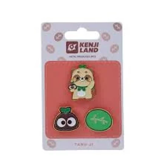 Pin Badges Metal 3Pcs - Kland Tanu - Ji