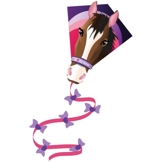 Vlieger Diamant Paard 1 L.65X55Cm.