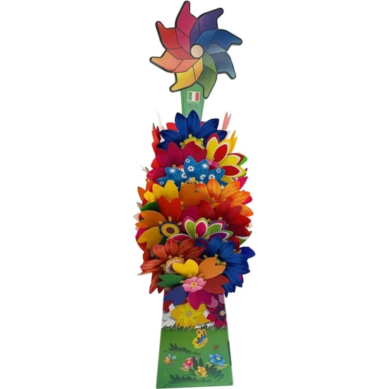 Giobas Fiore Windmolen 25 Cm Diameter Diverse Kleuren