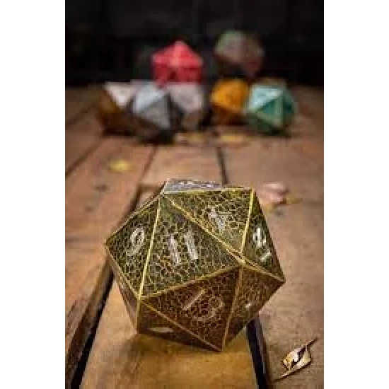 Dice D20 - Fake Gold 85Cm
